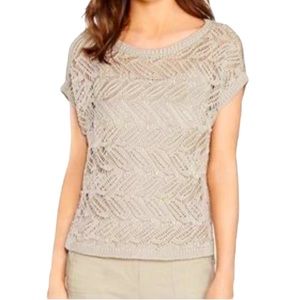 White House Black Market Open Weave Sweater